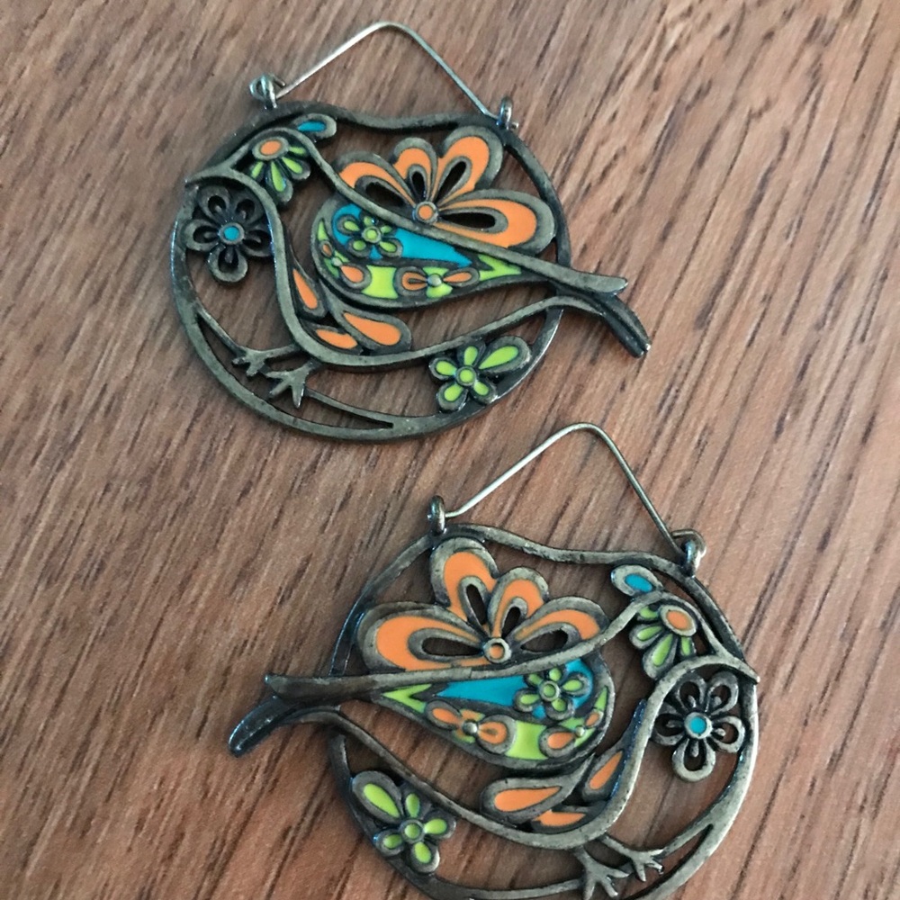 Vintage Bird earrings